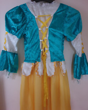 Girls dress up costume medieval/renaissance style aged 7-8 two piece dress/tunic