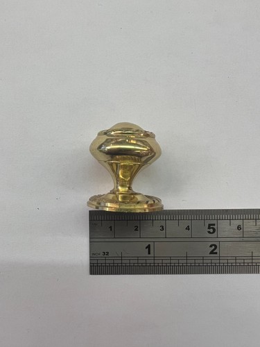 25mm georgian brass knobs - georgian,