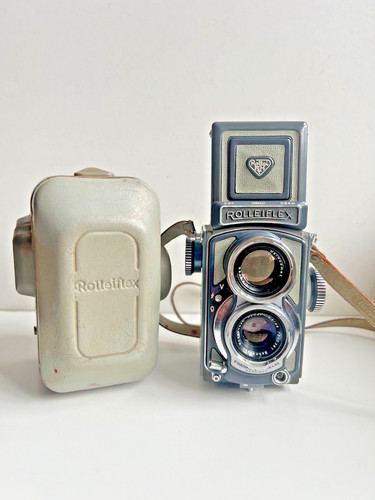 Rolleiflex 4x4 baby grey tlr - rolleiflex,