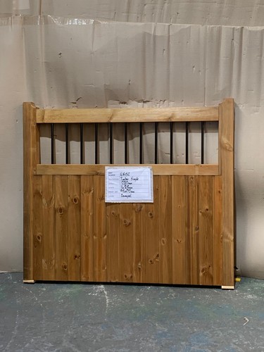 Wooden timber garden gate - wooden,