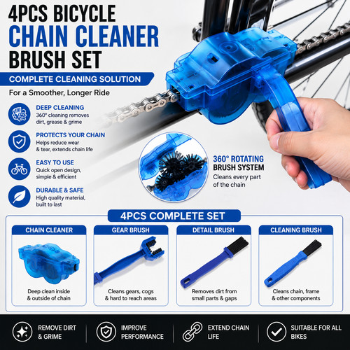 Bike chain cleaner tool - bike,