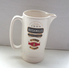 small bushmills irish whiskey water jug white  made by eastgate in VGC