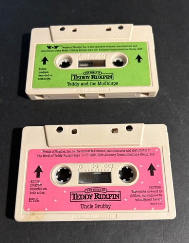 Teddy ruxpin cassette tape - ruxpin,