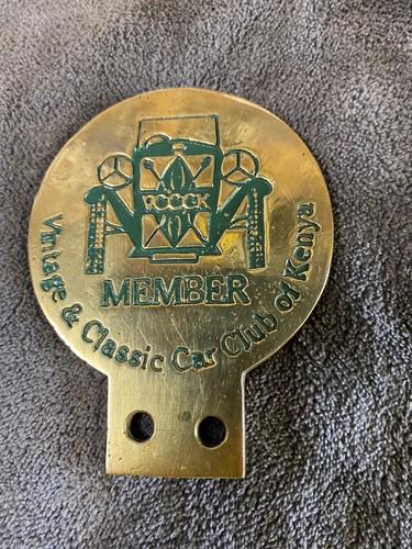 Vintage car badge - car, bar