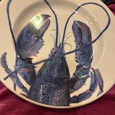 Emma Bridgewater blue Shellfish Lobster 11” " Plate. A/F