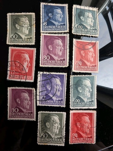 Hitler stamps bundle all - hitler,
