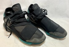 Y-3 BB4735 Yohji Yamamoto Adidas Qasa High Sneakers Black Teal Mens' UK Size 10