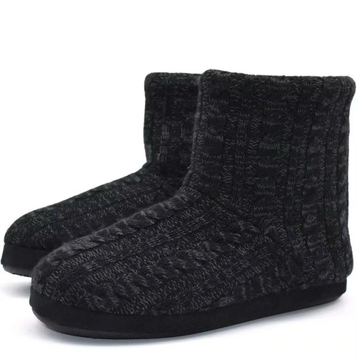Men knit wool slipper - knit, boots