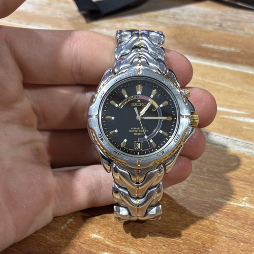 Seiko men watch kinetic 100m - watch,