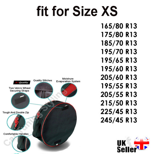 For r13 spare tyre cover - r13", xs