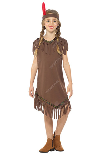 Girls native american costume - girls,