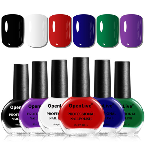 10ml nail polish - set, 6