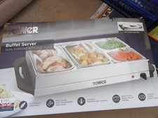 TOWER 4 TRAY BUFFET SERVER AND