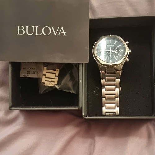 Bulova men chronograph - men's,