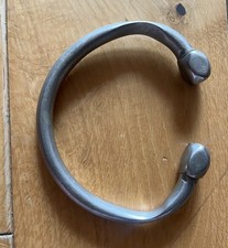 Vintage Bedouin silver ankle cuff. South Sinai origin. Rare