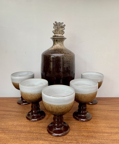 Vintage woburn pottery wine - vintage,