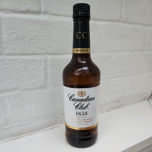 Empty canadian club 1858 70cl - club,