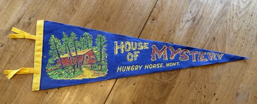 Vintage felt pennant house - vintage,