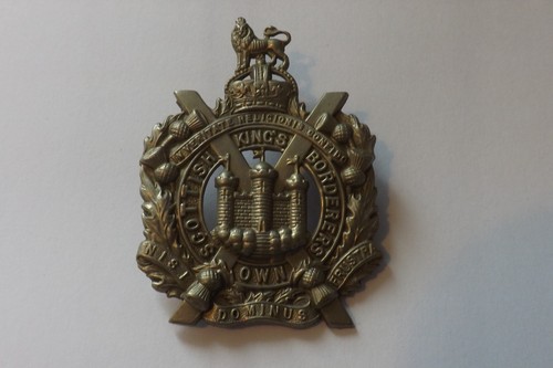Military badge kosb - king's, own