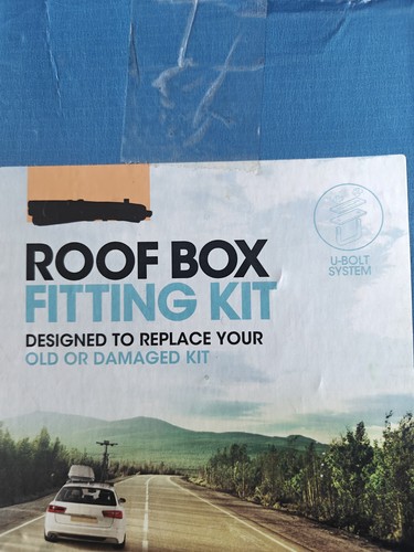Halfords car roof box fitting - car,