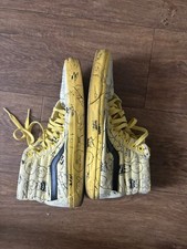 Vans Sk8-Hi x Peanuts Charlie Brown Maize Yellow Black High Top UK Size 9
