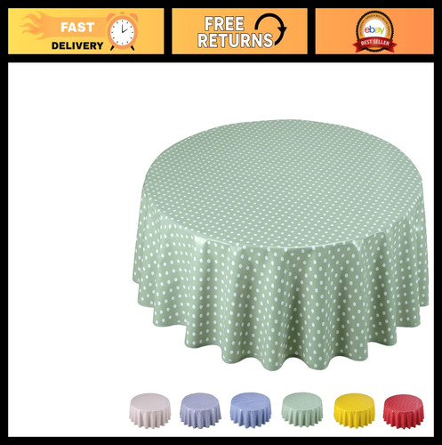 Round oilcloth tablecloth - round,