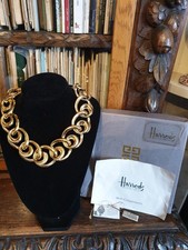 Harrods retailed Vintage Givenchy Bijoux Choker Necklace Original Packaging 
