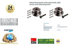 2x Front Axle WHEEL BEARINGS