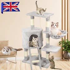 Cat Tree Climbing Tower Scratching Post Kitten Activity Centre Scratcher Play UK