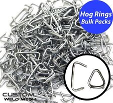 Hog rings, mild steel, upholstery, car seats, fencing, cage making, restoration 
