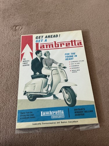 Lambretta scooter print - scooter, a3
