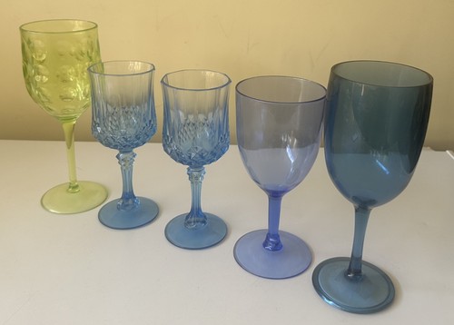 Clear acrylic plastic wine - plastic,