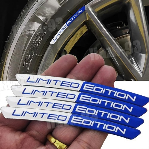 Blue limited edition car - 3d,