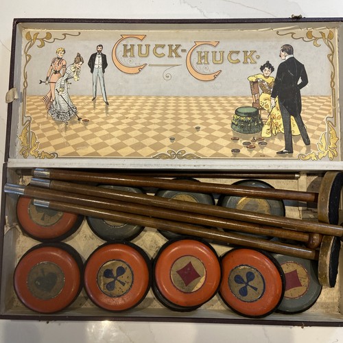 Rare antique chuck - chuck-chuck, game