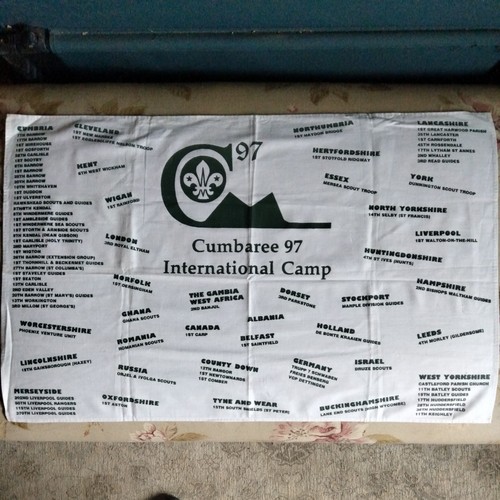 Scout memorabilia belt - scout, compass