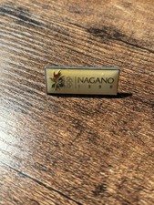 Nagano 1998 Winter Olympics Pin Badge with embelem