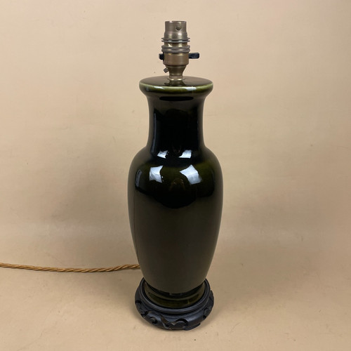 Oriental ceramic lamp - oriental,