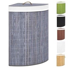 Bamboo Corner Laundry Basket