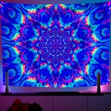 OSVINO Blacklight Mandala