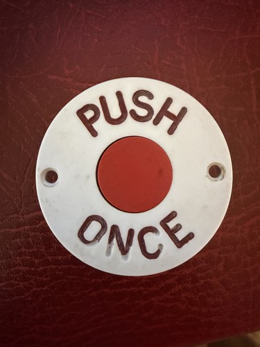 Bus bell push once classic - bus,