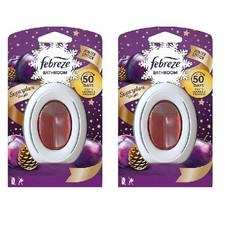 Febreze Bathroom Air Freshener Sugar Plum, Pack of 2 Room Fragrances