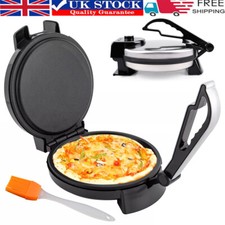 10 inch Electric Chapati Maker Flat Bread Naan Tortilla Roti Press Machine 1200W