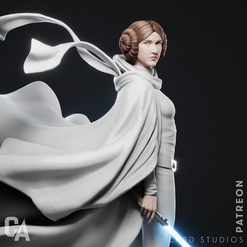 Princess leia star - princess, (3d)