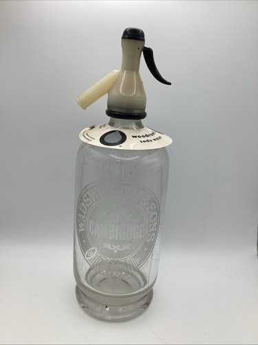 Soda syphon etched - soda,