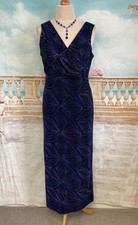 Evening Dress 14 Black Blue