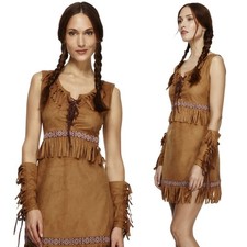 Smiffys Pocahontas Native American Indian Women's Fancy Dress Costume