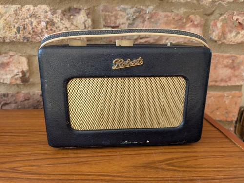 Vintage roberts radio - vintage, blue