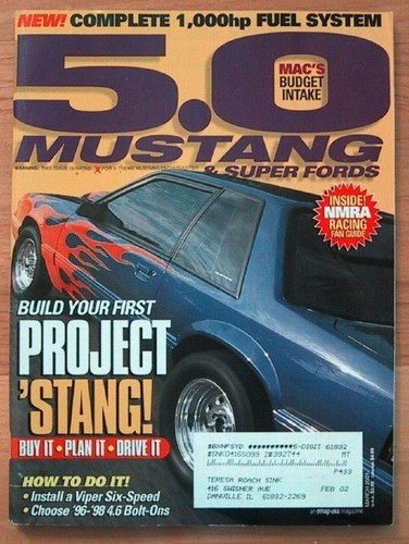 Mustang 2001 mar project - 5.0,