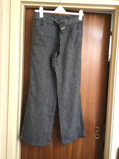 George Black Mix Trousers Size