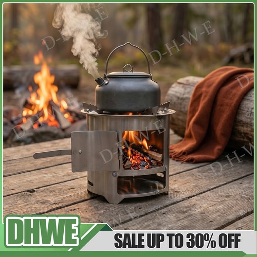 Portable wood burning stove - wood,